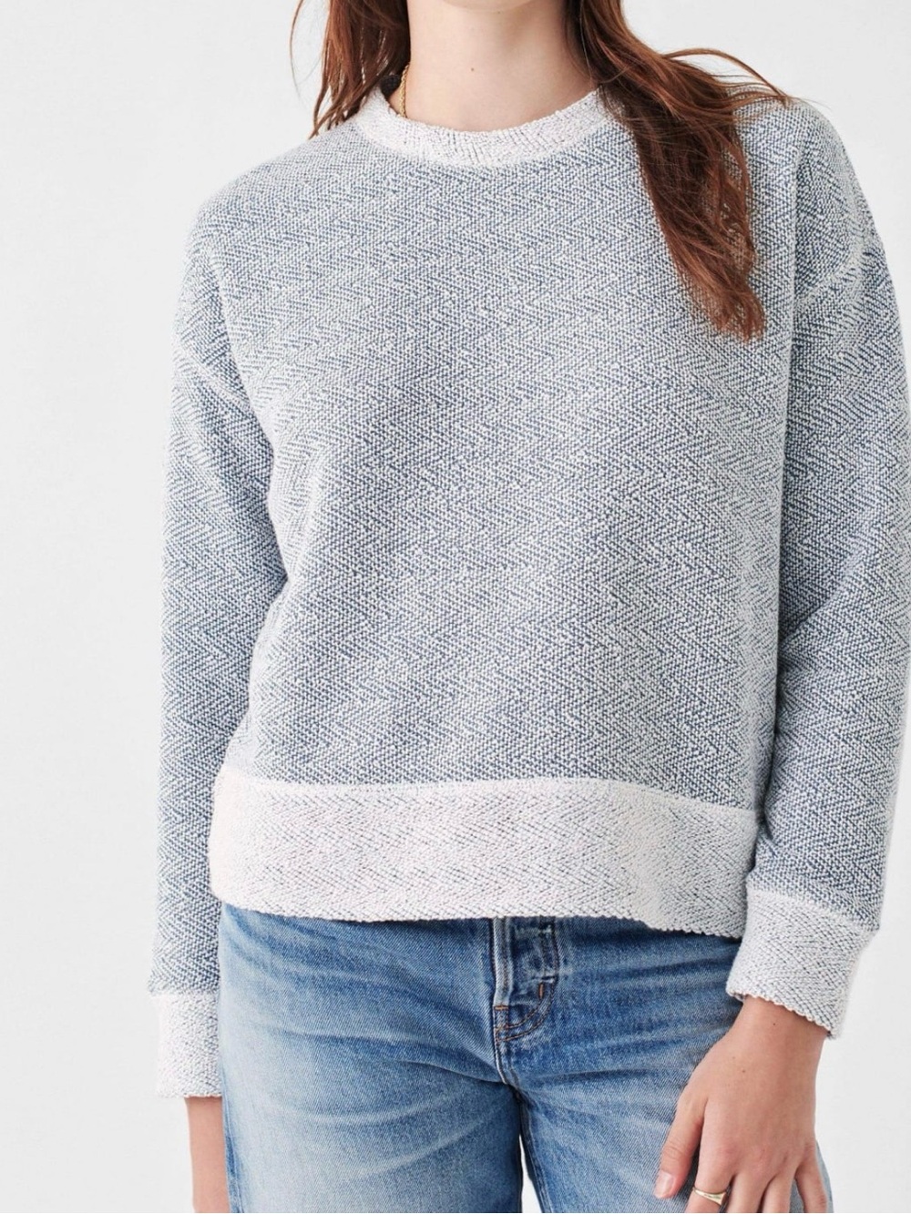 Faherty Whitewater slouchy Crewneck Sweater XL